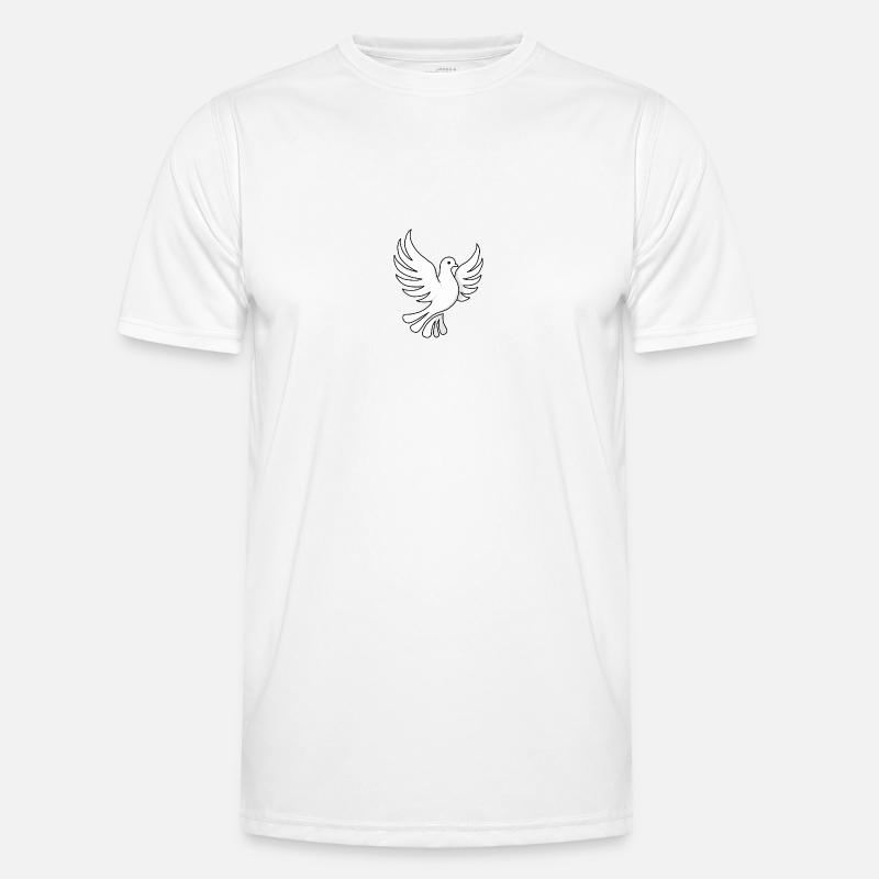 Conception simple en forme de pigeon T-shirt sport Homme