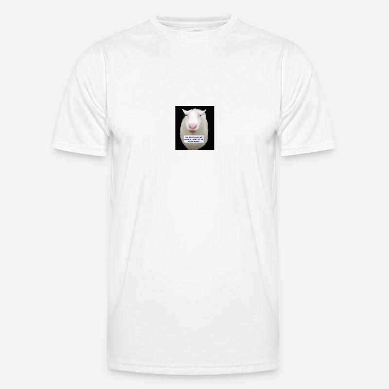 Schaf Männer Funktions-T-Shirt