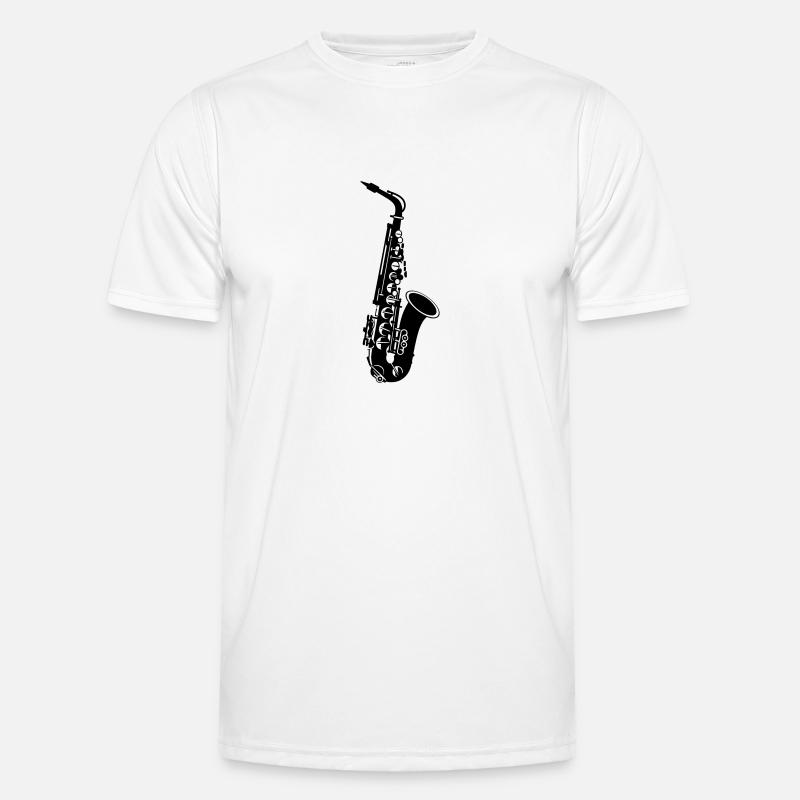 saxophone Men's Functional T-Shirt