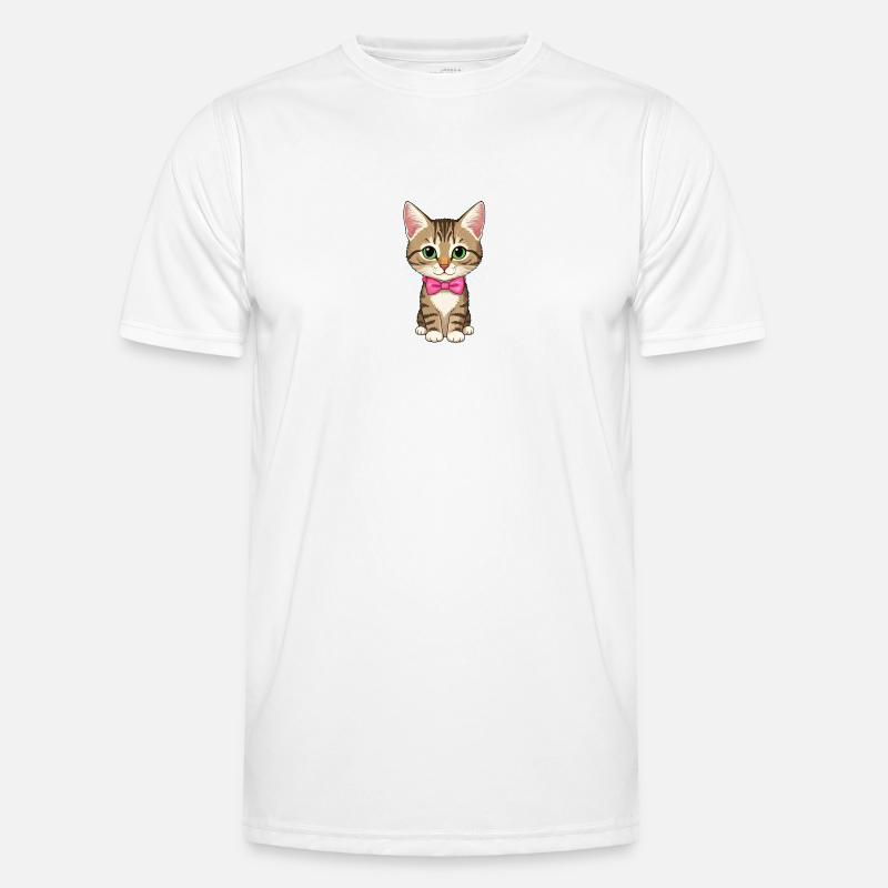 Cute Cat Men's Functional T-Shirt