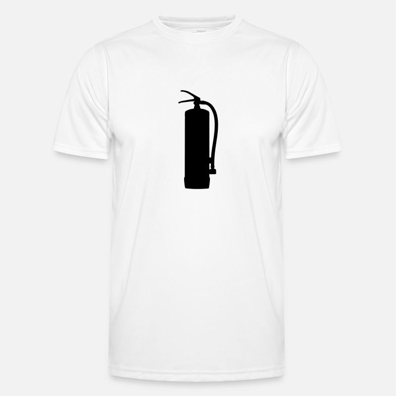 fire extinguisher - Men's Functional T-Shirt - white