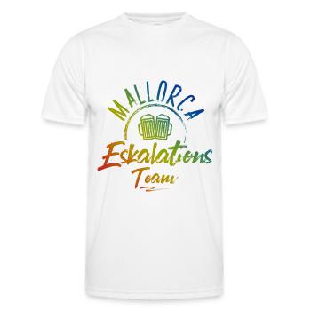 Mallorca Eskalation - Männer Funktions-T-Shirt - Weiß - Vorne - AI Model Male 178 dark (178cm)