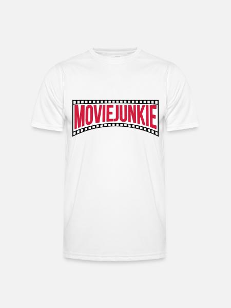 Colors can be changed | Movie Junkie - Men's Functional T-Shirt - white