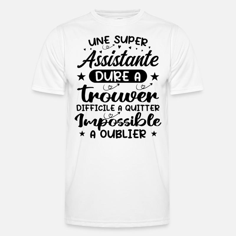 Ein Super Assistant - Assistent Geschenk - Männer Funktions-T-Shirt - Weiß