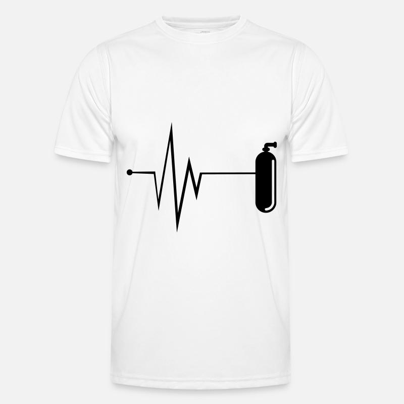 Pouls de plongée à l’oxygène T-shirt sport Homme