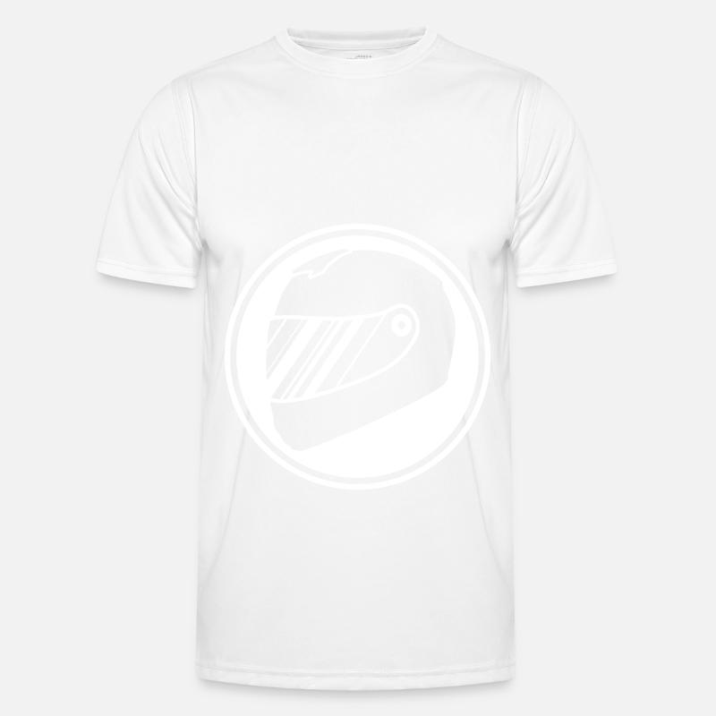Racer helm racing - Men's Functional T-Shirt - white