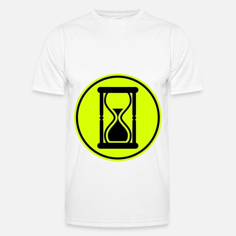 Sanduhr Symbol Männer Funktions-T-Shirt