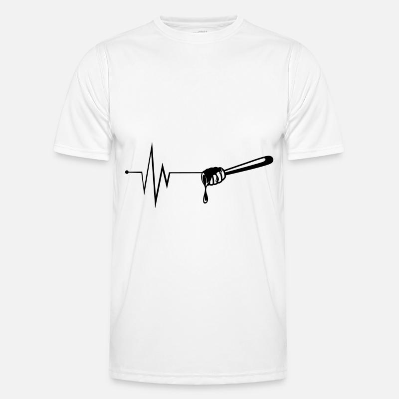 Stick chisel pulse beekeeper - Men's Functional T-Shirt - white