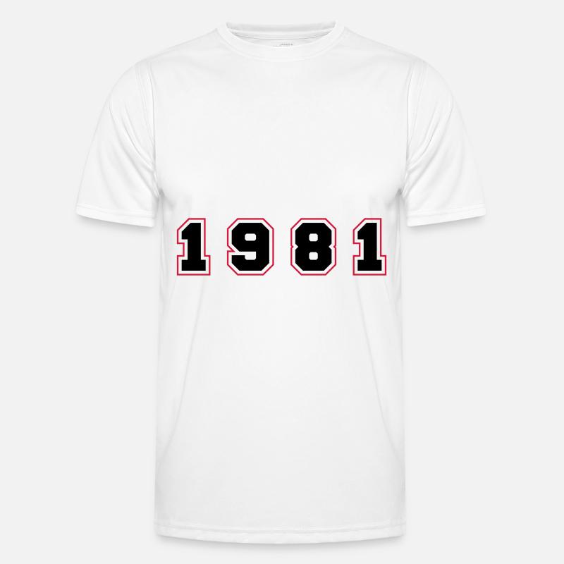 Numéro de l’année 1981 T-shirt sport Homme