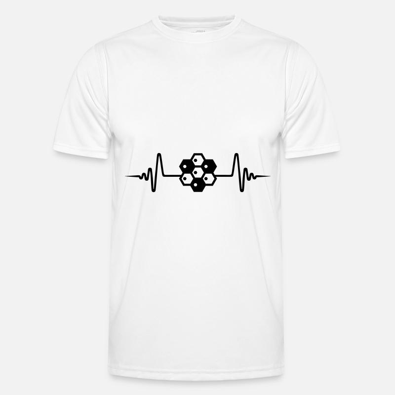 Beekeeper pulse symbol Men's Functional T-Shirt