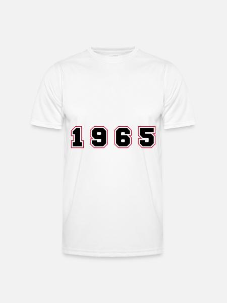 1965 Year Number - Men's Functional T-Shirt - white