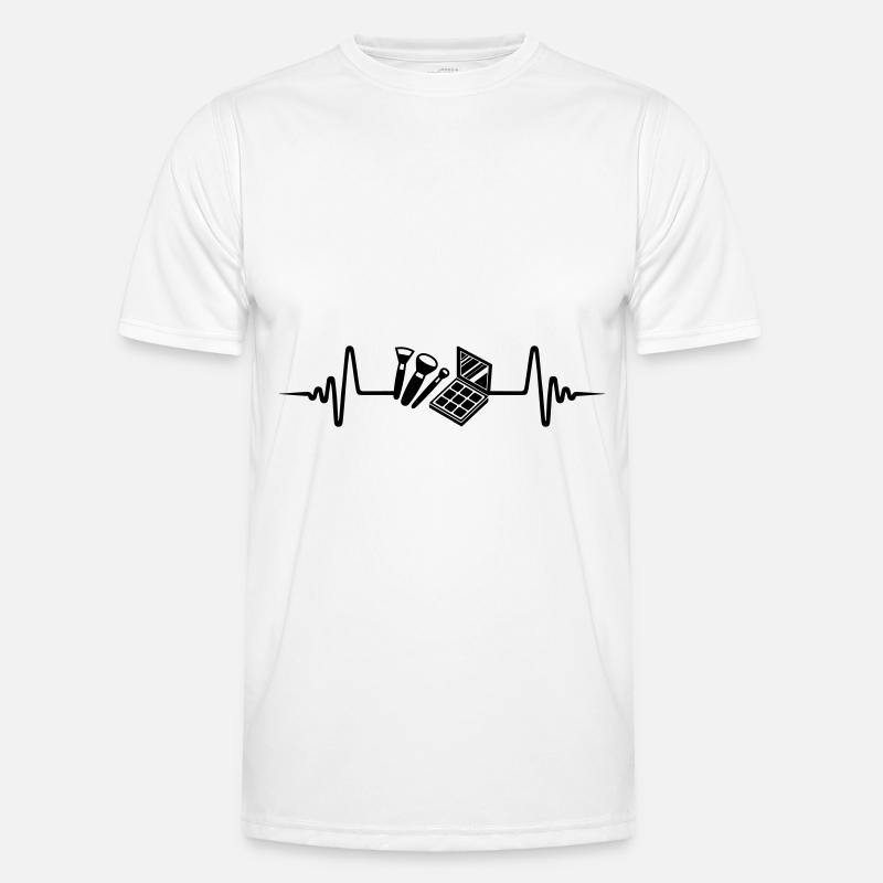 Make Up Kosmetik Puls Männer Funktions-T-Shirt