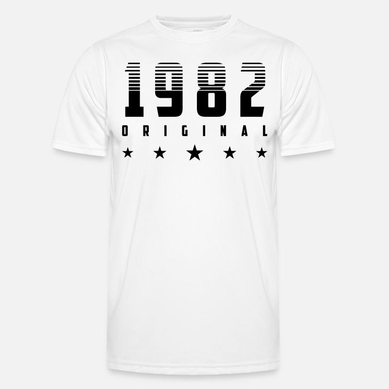 Original 1982 Année de naissance | | changeable de couleur T-shirt sport Homme