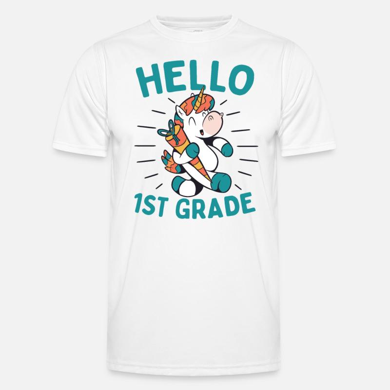 Hello 1st Grade - Hello First Grade Rocks Männer Funktions-T-Shirt