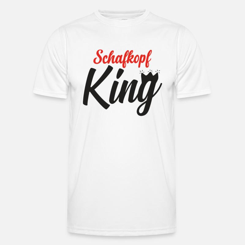 Schafkopf King Männer Funktions-T-Shirt