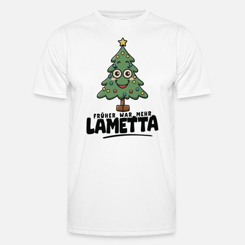 Früher war mehr Lametta Männer Funktions-T-Shirt