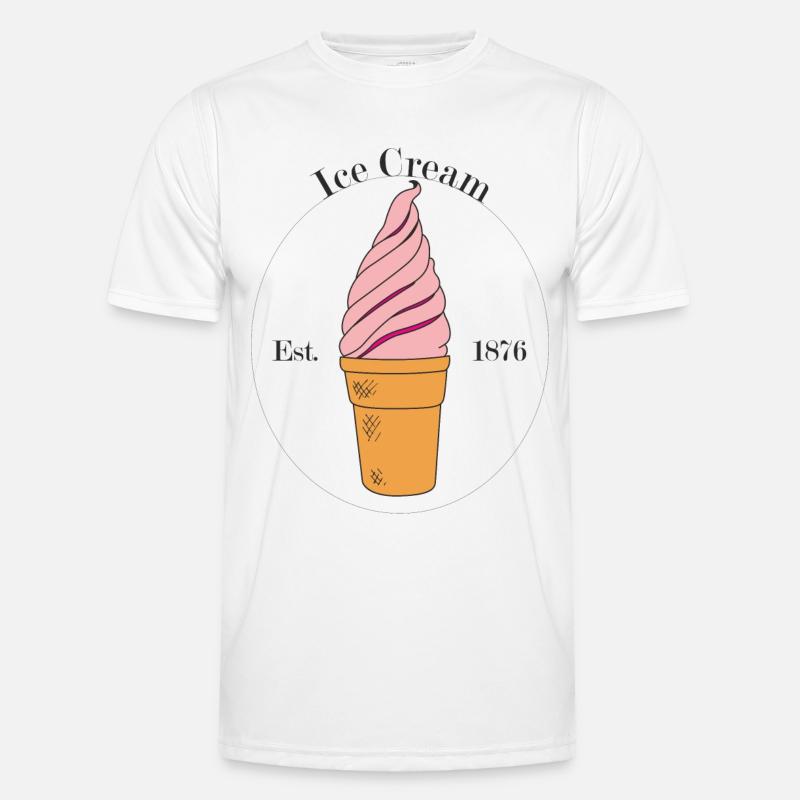 Crème glacée T-shirt sport Homme