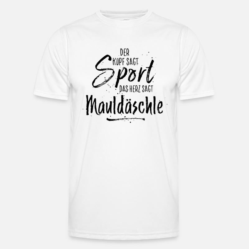 mauldäschle schwarz Männer Funktions-T-Shirt