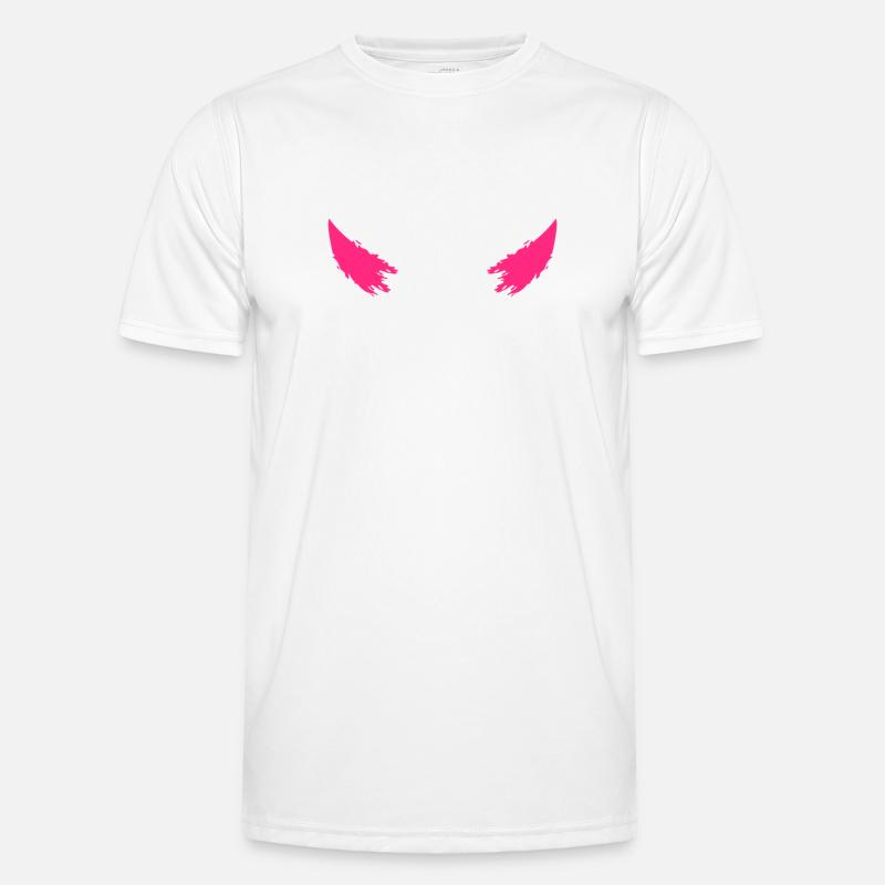 devil horns - Men's Functional T-Shirt - white