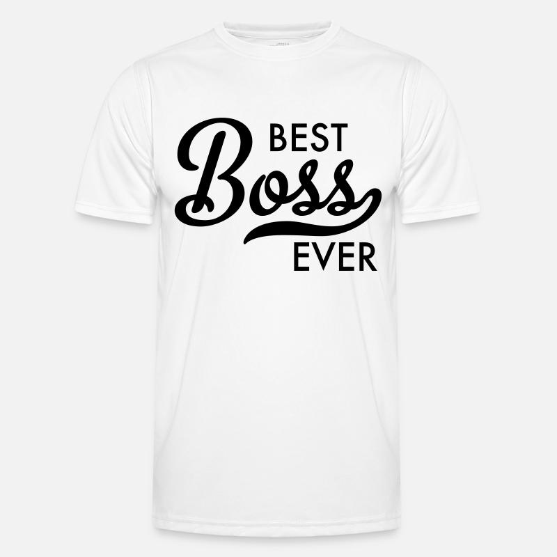 Best boss - Men's Functional T-Shirt - white