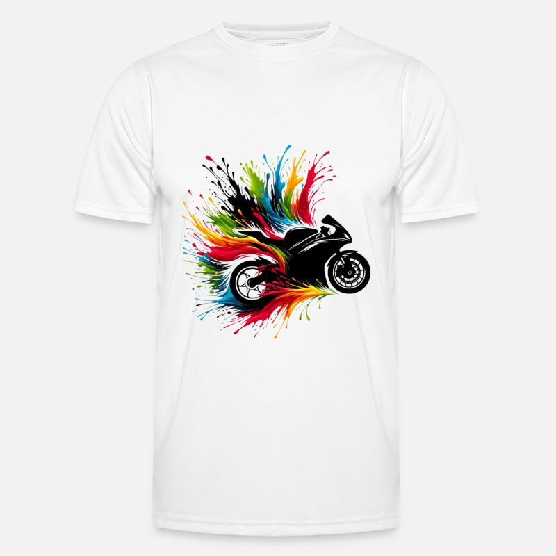 Motorcycle Biker Passion Men's Functional T-Shirt