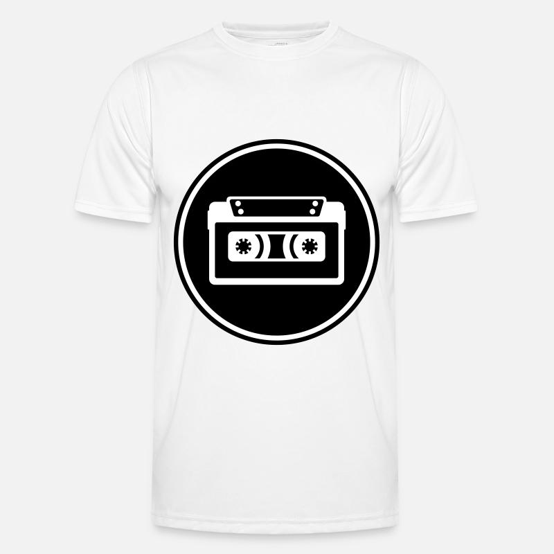 Symbole de cassette T-shirt sport Homme