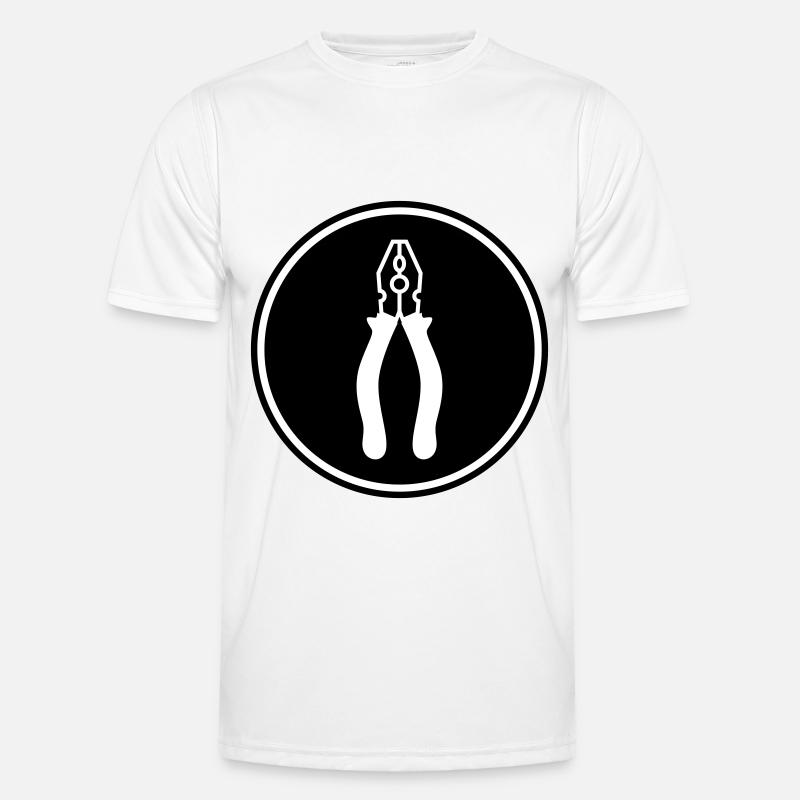 Zange Handwerker Männer Funktions-T-Shirt