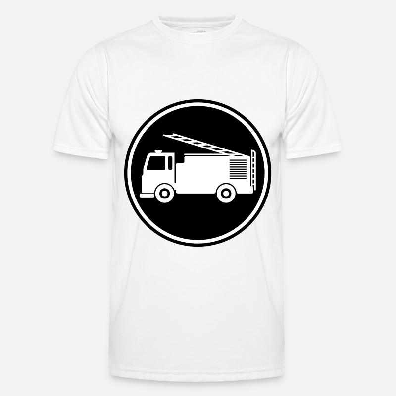 Fire engine - Men's Functional T-Shirt - white