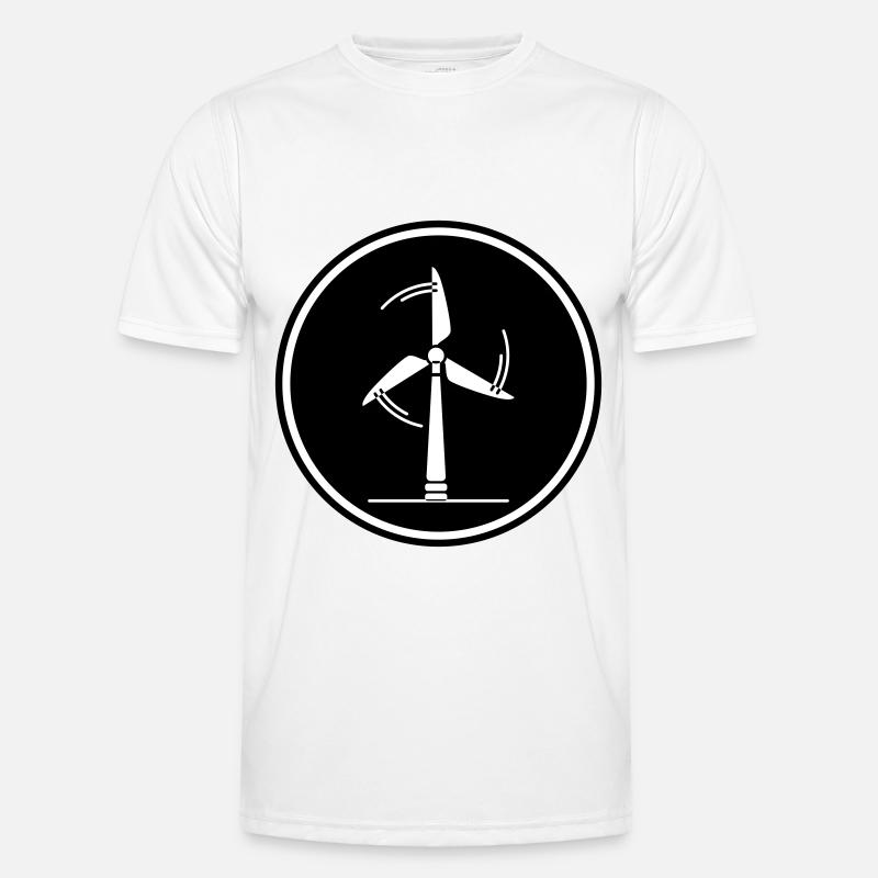 Énergie éolienne T-shirt sport Homme