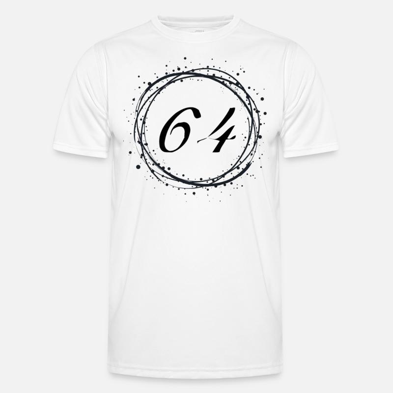 64 - Men's Functional T-Shirt - white