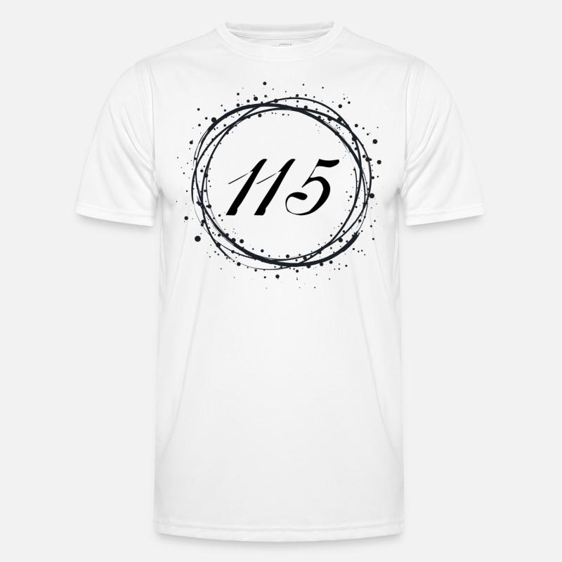 115 - Männer Funktions-T-Shirt - Weiß