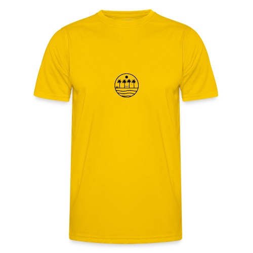 zon zee strand - Functioneel T-shirt voor mannen