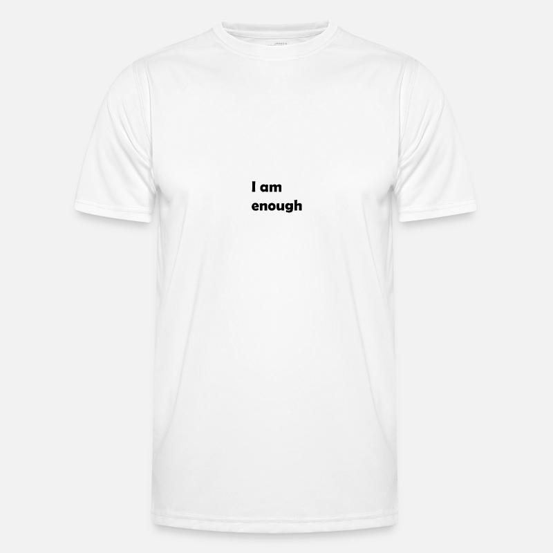 i am enough Männer Funktions-T-Shirt