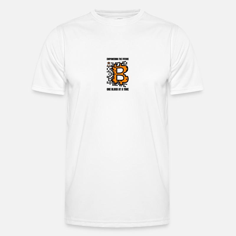 Bitcoin Blockchain Geld Geschenk Geschenkidee Männer Funktions-T-Shirt