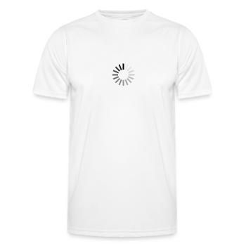 Loading - Men's Functional T-Shirt - white - Front - AI Model Male 178 dark (178cm)