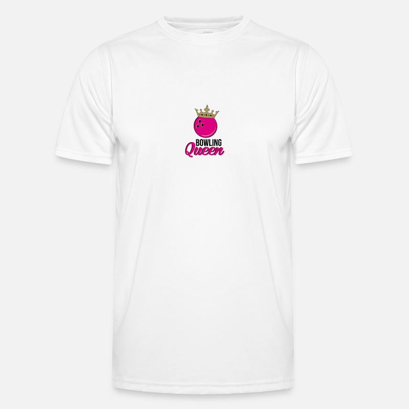 Bowling Queen - Men's Functional T-Shirt - white