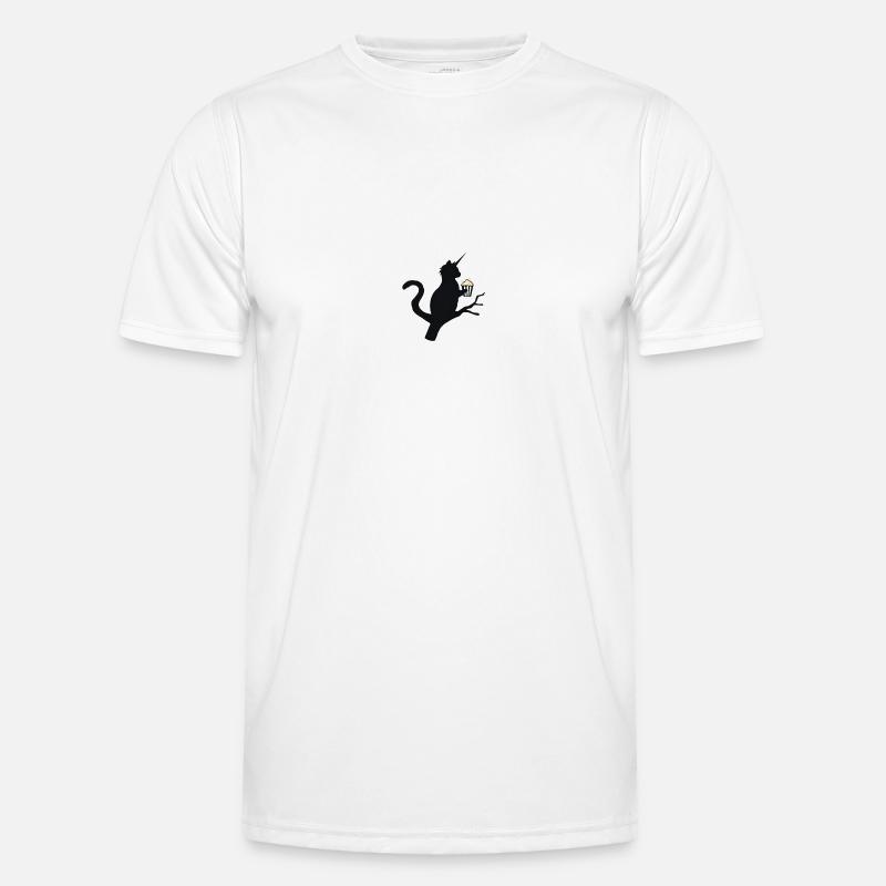 Einhornkatze Männer Funktions-T-Shirt