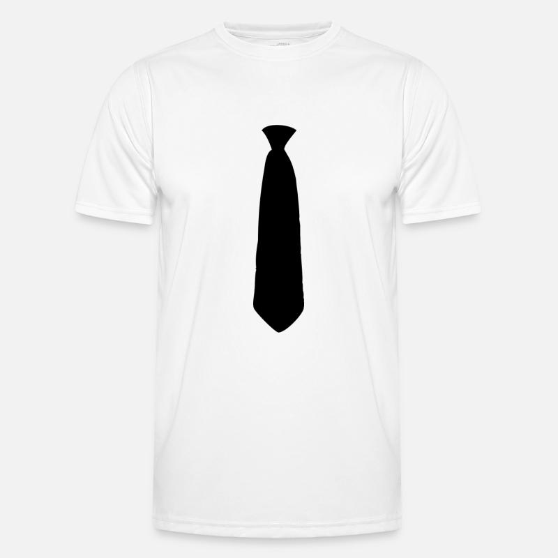 Krawatte Männer Funktions-T-Shirt