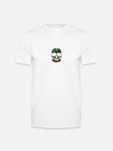 Skill Mexiko - Männer Funktions-T-Shirt - Weiß