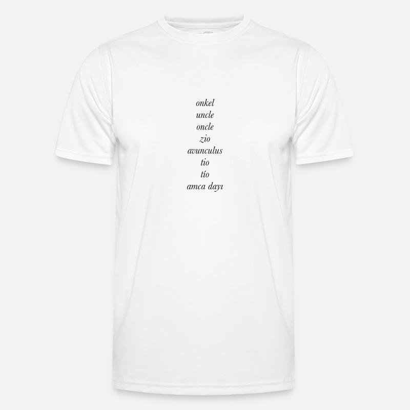 Uncles in different languages Men's Functional T-Shirt