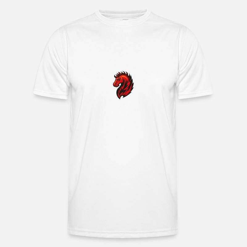 Pferde Männer Funktions-T-Shirt