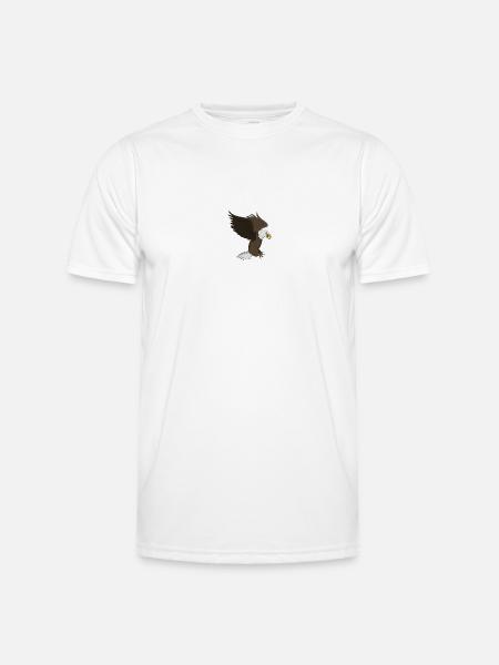 bald eagle - Men's Functional T-Shirt - white
