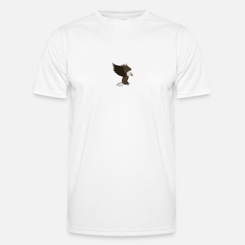 bald eagle - Men's Functional T-Shirt - white