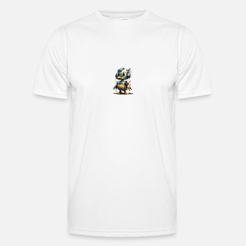 Robot Duck - Men's Functional T-Shirt - white