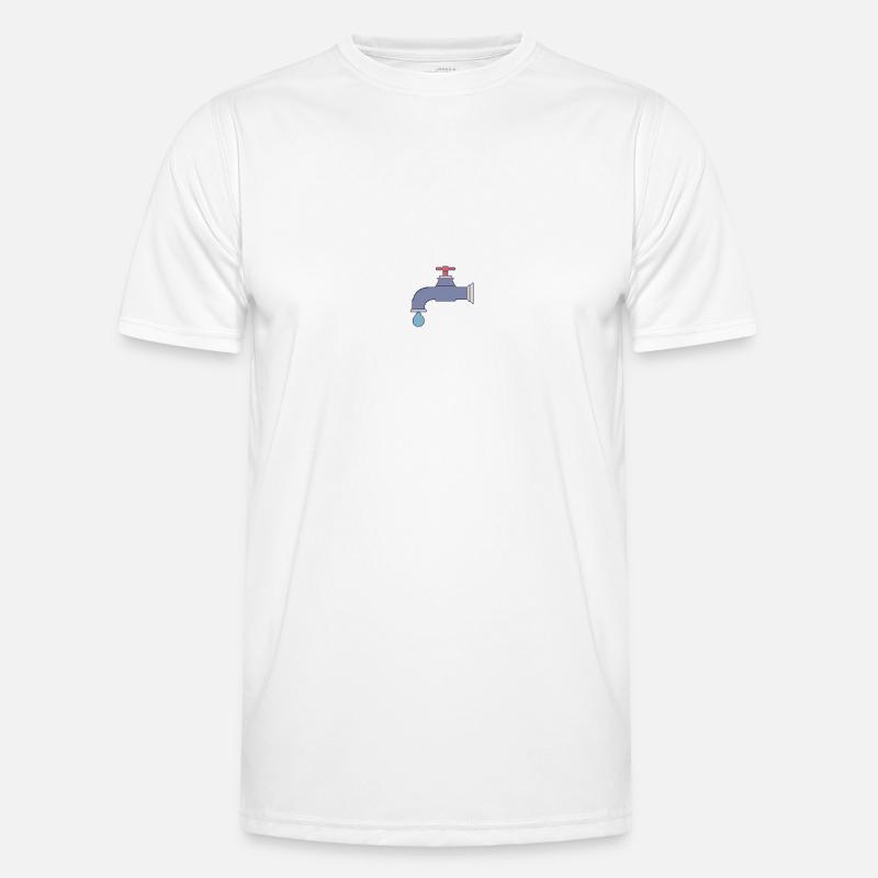 Wasserhahn Männer Funktions-T-Shirt