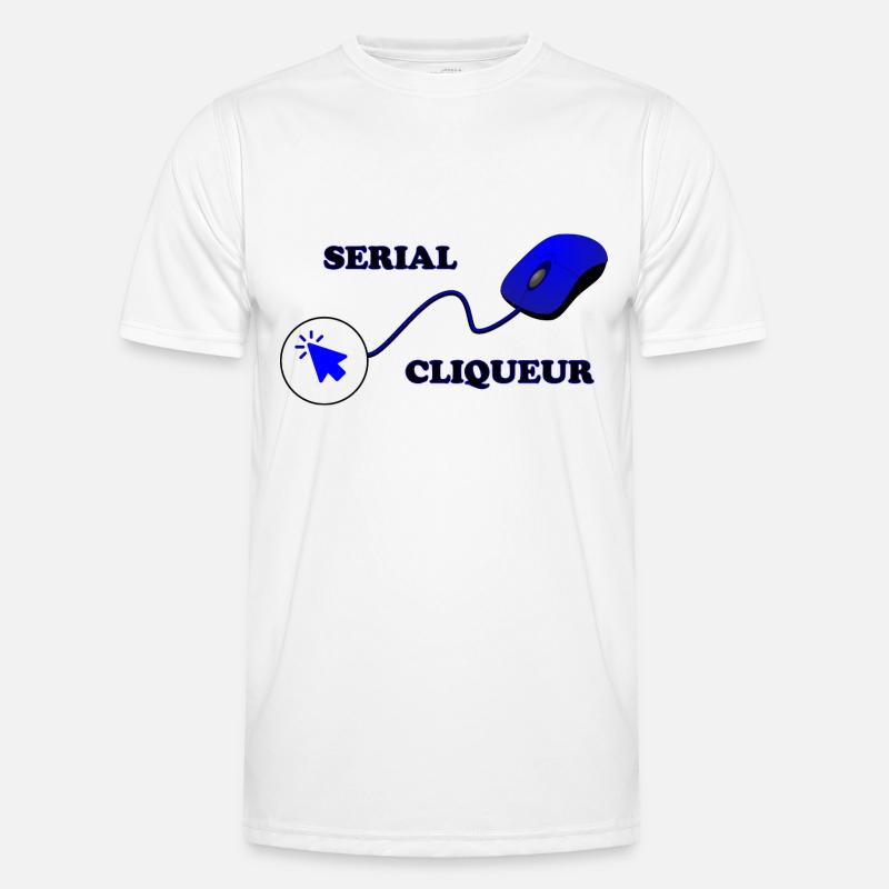 Serial Clicker Men's Functional T-Shirt