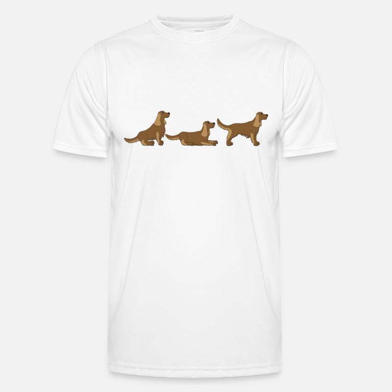 place get Cocker Spaniel - Men's Functional T-Shirt - white
