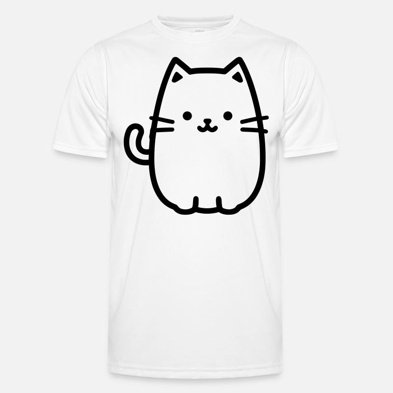 cat - Men's Functional T-Shirt - white