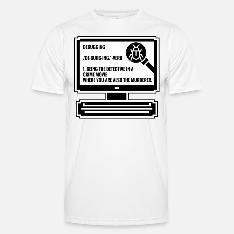 Debugging - Men's Functional T-Shirt - white