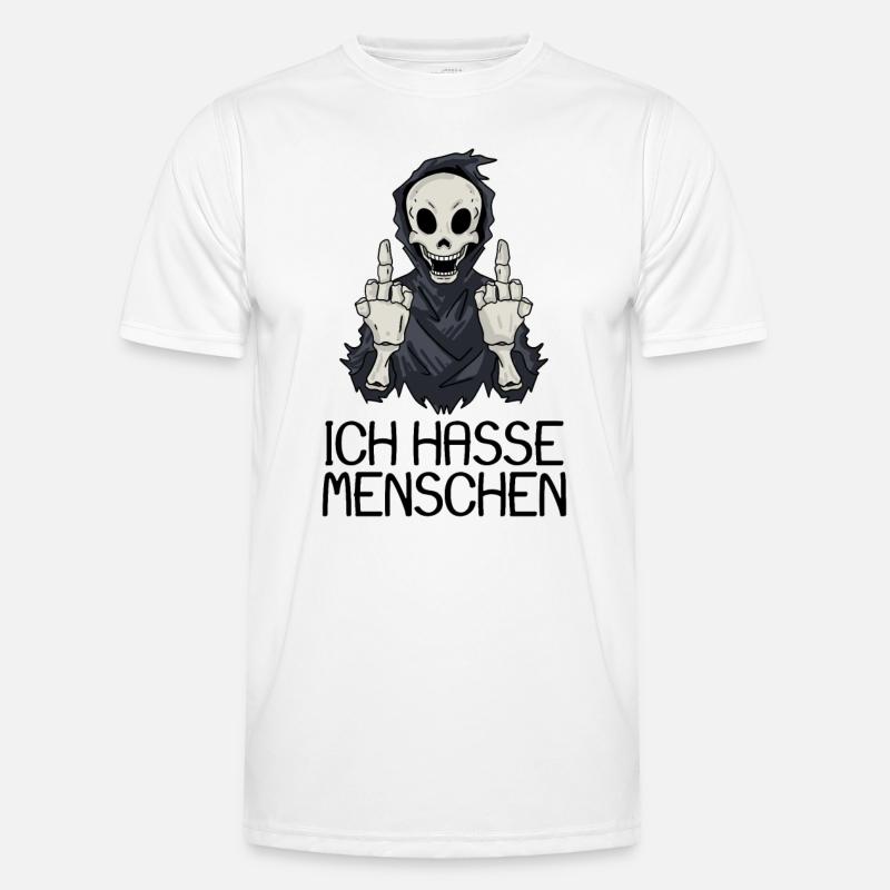 Ich hasse Menschen Männer Funktions-T-Shirt